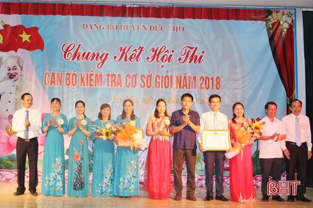 Đảng bộ Khối Doanh nghiệp, huyện Đức Thọ chung kết Hội thi cán bộ kiểm tra cơ sở giỏi