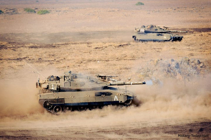 ảnh: sức mạnh Sức mạnh “vua tăng” Merkava Mk-4 của quân đội Israel