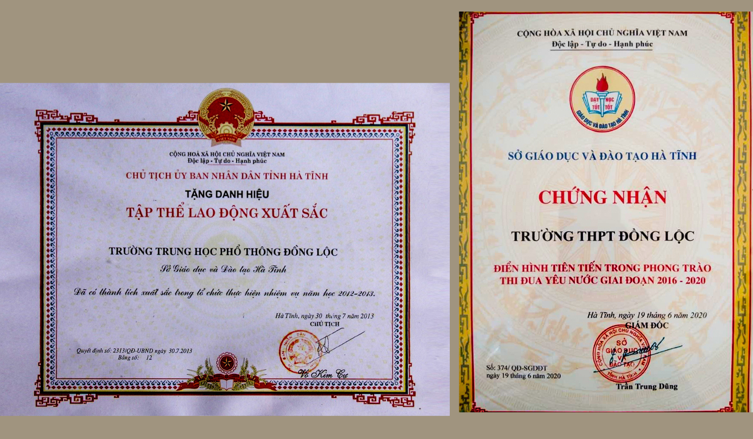 Trường THPT Đồng Lộc - 50 năm biết mấy tự hào