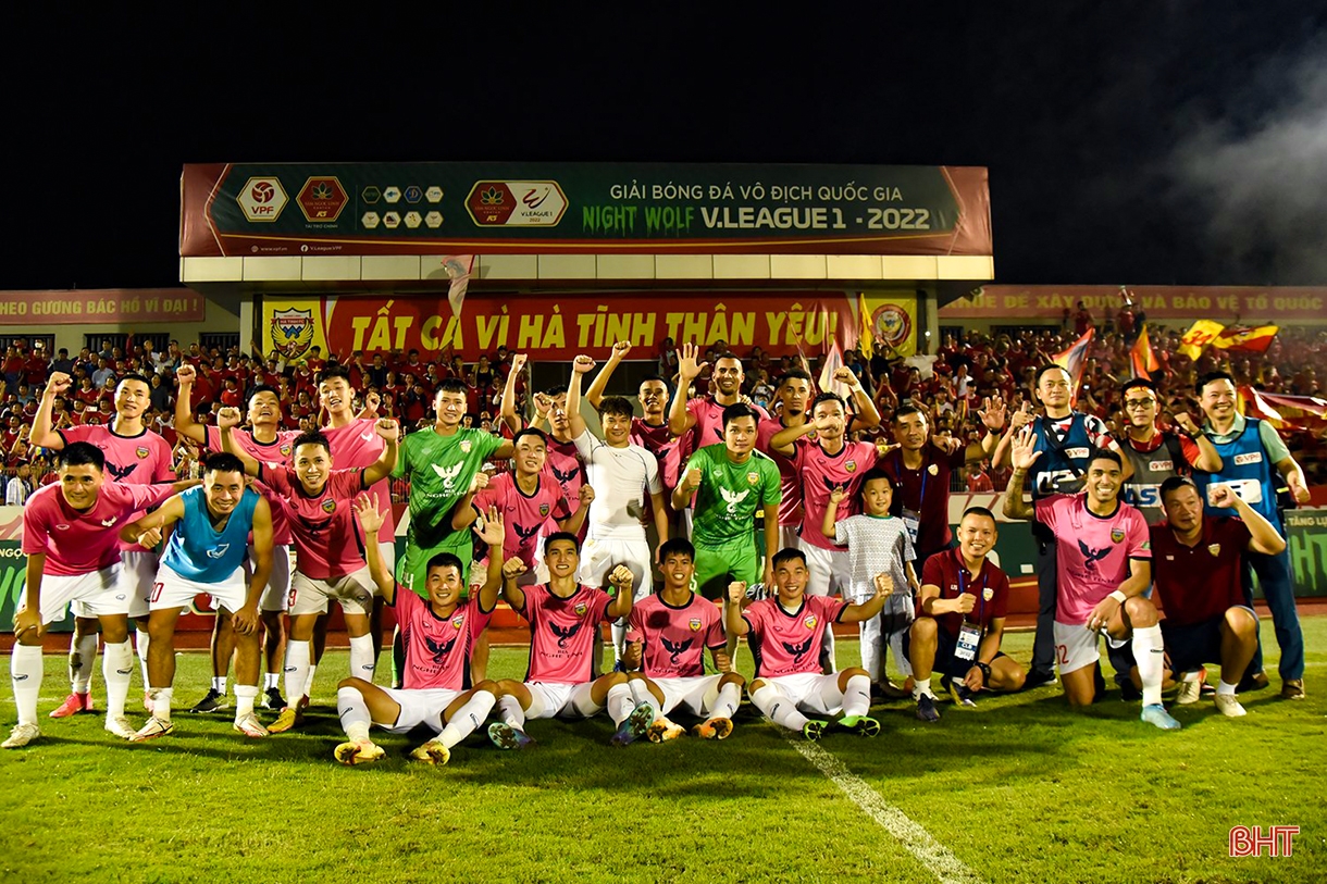 Hành trình trụ hạng của Hồng Lĩnh Hà Tĩnh ở V.League 2022