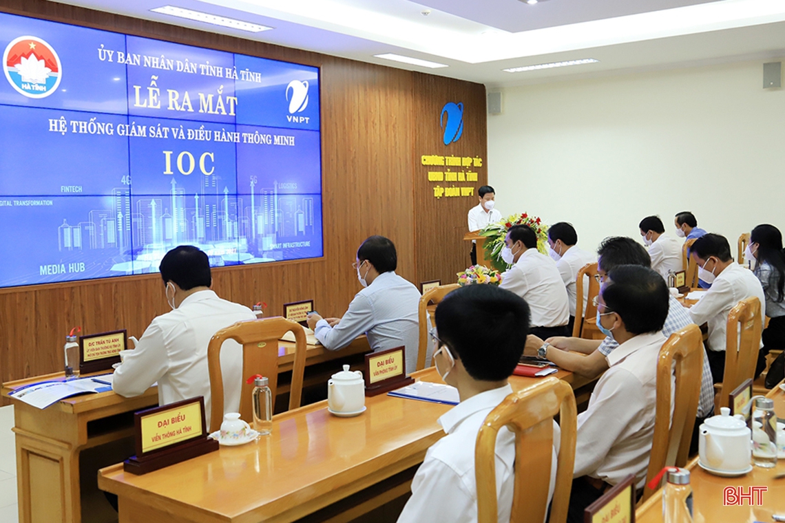 Hà Tĩnh ra mắt Hệ thống Giám sát và điều hành thông minh IOC