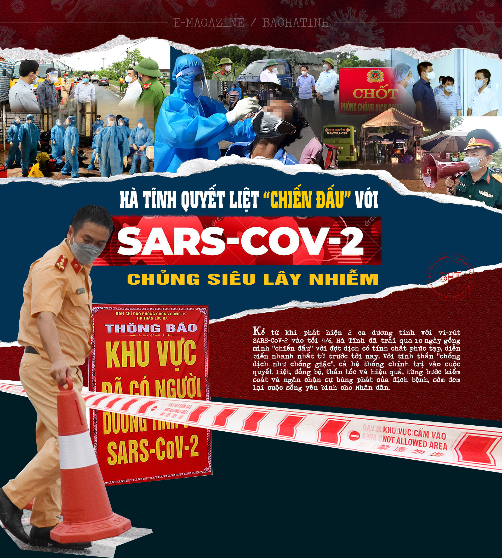 Hà Tĩnh quyết liệt “chiến đấu” với virus SARS-CoV-2 siêu lây nhiễm