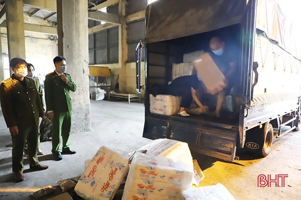 Quản lý thị trường Hà Tĩnh xử lý 303 vụ vi phạm đợt cao điểm tết Nguyên đán