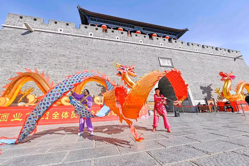 Khung cảnh trang trí tết ở các quốc gia châu Á