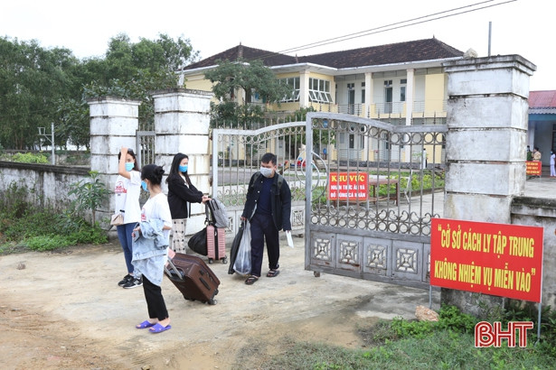 13 công dân Cẩm Xuyên hoàn thành cách ly đúng vào ngày 30 tết