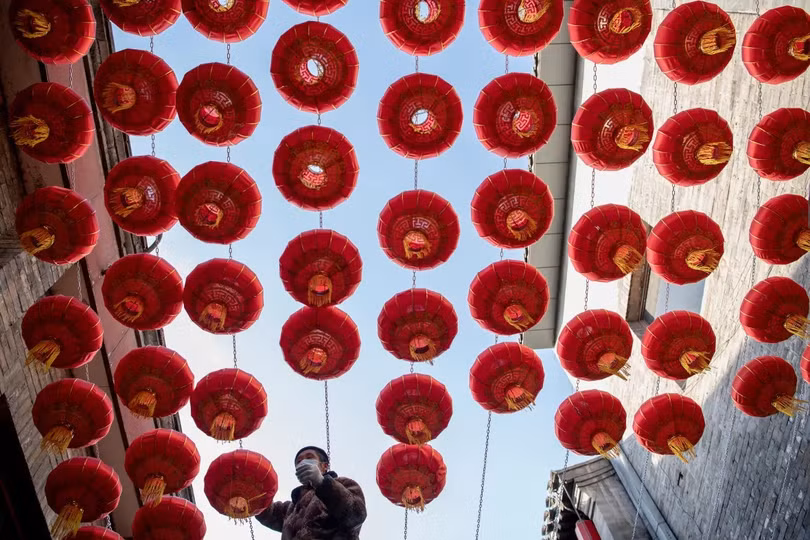 Khung cảnh trang trí tết ở các quốc gia châu Á