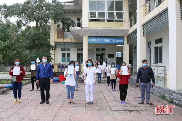 13 công dân Cẩm Xuyên hoàn thành cách ly đúng vào ngày 30 tết