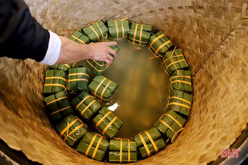 Dịch vụ gói bánh chưng ở thành phố Hà Tĩnh đắt khách dịp tết