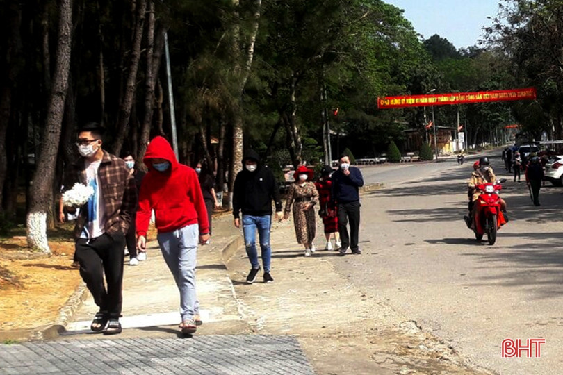 Ngã ba Đồng Lộc đón gần 5 ngàn du khách trong những ngày đầu năm mới