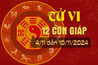 Tử vi tuần mới từ ngày 4/11 - 10/11/2024 của 12 con giáp.