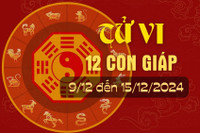 Tử vi tuần mới từ ngày 9/12 - 15/12/2024 của 12 con giáp.