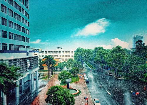 nhung thu vui ba dao cua sinh vien ngay mua bao