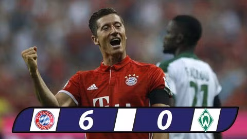 lewandowski lap hat trick bayern khai man bundesliga hoan hao