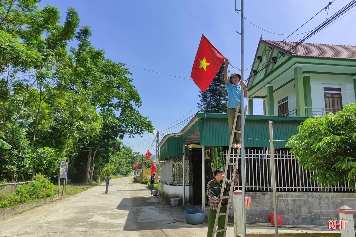 Hà Tĩnh rực rỡ sắc cờ đón mừng Quốc khánh 2/9