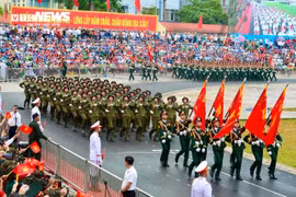 Hào hùng Lễ diễu binh, diễu hành Kỷ niệm 70 năm Chiến thắng Điện Biên Phủ