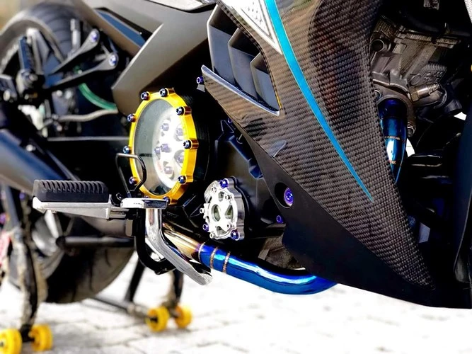 Yamaha Exciter phủ carbon hơn 15 triệu đồng tại Việt Nam