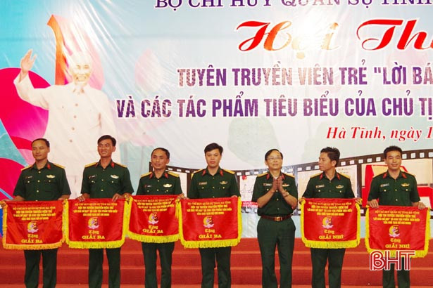 Bộ CHQS Hà Tĩnh thi tuyên truyền viên trẻ về “Lời Bác Hồ dạy”