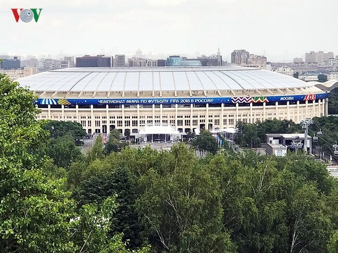 Cận cảnh Fan Zone đầy đủ tiện nghi phục vụ World Cup 2018 tại Moskva