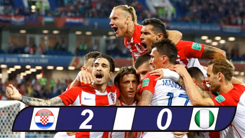 Đại bàng hóa chim sẻ, Croatia bắn hạ Nigeria