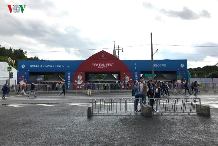 Cận cảnh Fan Zone đầy đủ tiện nghi phục vụ World Cup 2018 tại Moskva