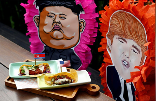 Cùng bộ đôi Kim - Trump “giả” khám phá đảo quốc Singapore