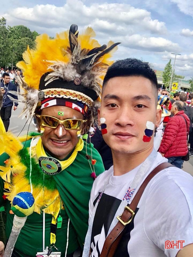 Cùng người hâm mộ Hà Tĩnh “check-in” xứ Bạch Dương xem World Cup