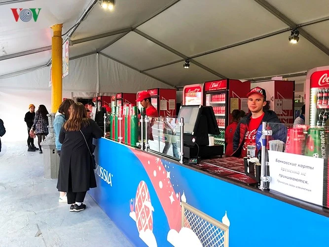 Cận cảnh Fan Zone đầy đủ tiện nghi phục vụ World Cup 2018 tại Moskva