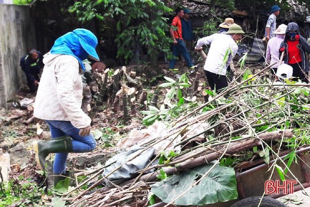 Gần 6.500 người ra quân xây dựng KDC mẫu, vườn mẫu