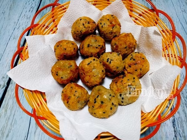 Đậu phụ viên chiên thơm ngon cho buổi tối