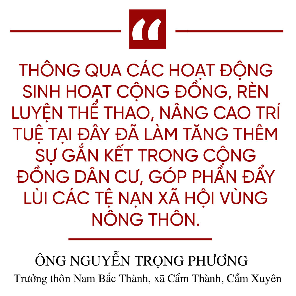 Xây dựng NTM ở Hà Tĩnh: Đi vào chiều sâu, hiệu quả và bền vững (Bài 3): Kiên trì mục tiêu nông thôn hiện đại, bình yên, giàu bản sắc ảnh 6 Xây dựng NTM ở Hà Tĩnh: Đi vào chiều sâu, hiệu quả và bền vững (Bài 3): Kiên trì mục tiêu nông thôn hiện đại, bình yên, giàu bản sắc