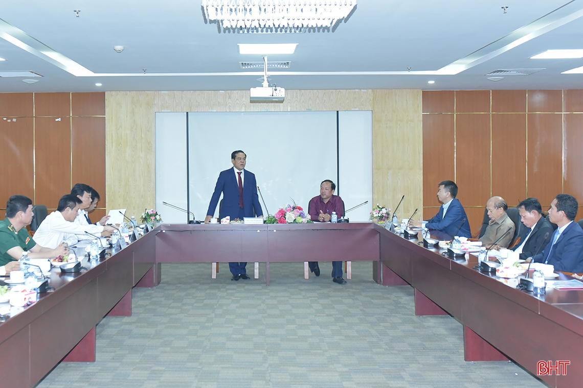Hà Tĩnh tạo mọi thuận lợi để doanh nghiệp Lào đầu tư vào địa bàn