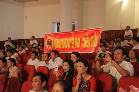 Hội thi thu hút sự sự cổ vũ nhiệt tình của khán giả