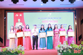 Hội LHPN Hà Tĩnh tuyên dương 95 điển hình thi đua yêu nước