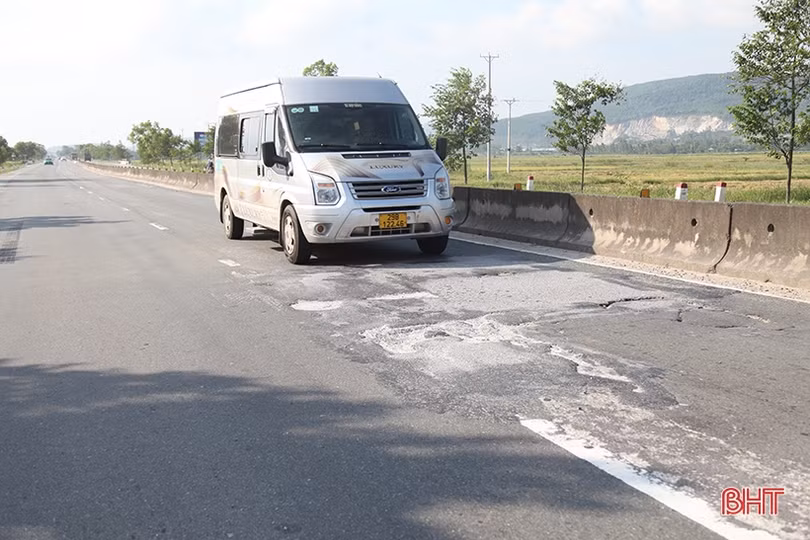 Quốc lộ 1 qua Can Lộc xuống cấp nặng, tiềm ẩn nguy cơ TNGT