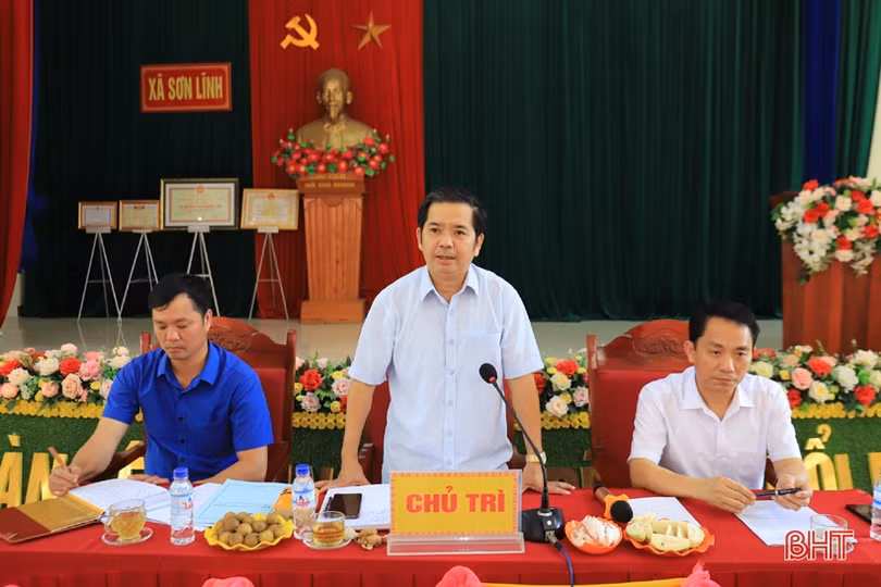 Tập trung hoàn thiện các tiêu chí, sớm đưa Sơn Lĩnh đạt chuẩn NTM nâng cao