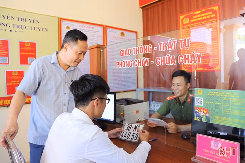 Công an Hà Tĩnh triển khai nhân rộng mô hình cải cách hành chính công an cấp xã