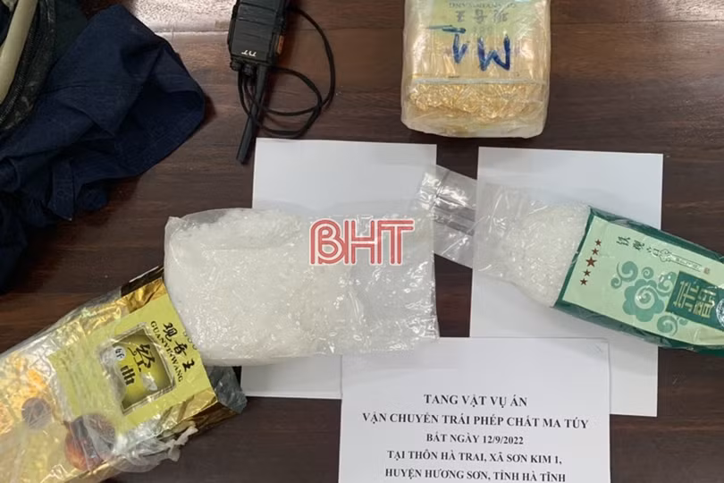 BĐBP Hà Tĩnh bắt đối tượng vận chuyển trái phép 3kg ma túy