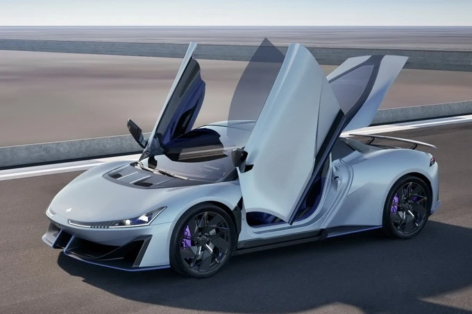 Ô tô điện Trung Quốc có công suất lớn hơn cả siêu xe Bugatti Veyron