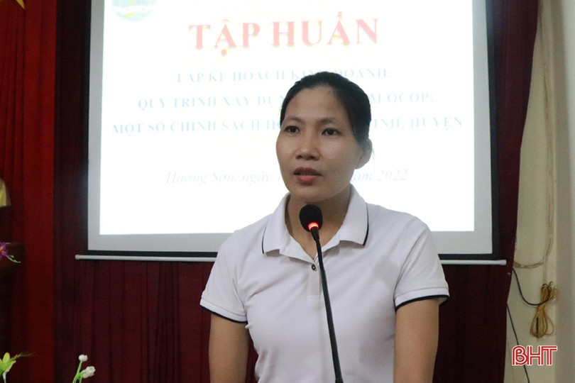 Nâng cao kiến thức khởi nghiệp cho phụ nữ Hương Sơn