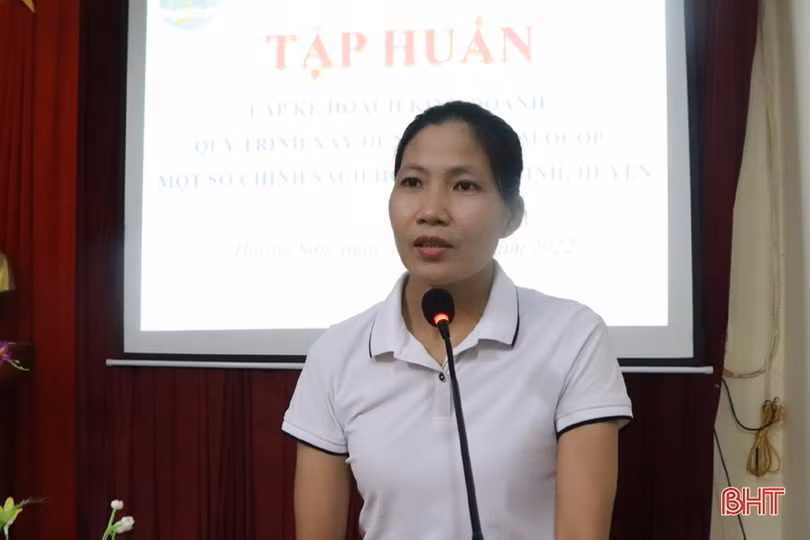 Nâng cao kiến thức khởi nghiệp cho phụ nữ Hương Sơn