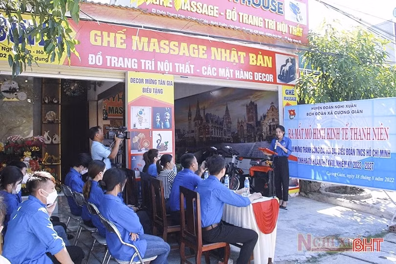Thanh niên Nghi Xuân sôi nổi với phong trào khởi nghiệp, làm giàu trên quê hương