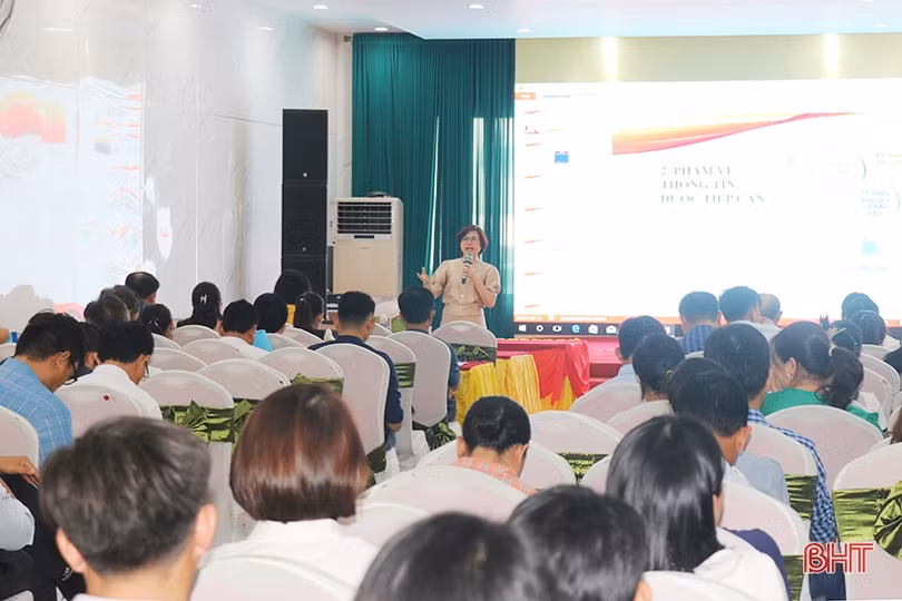 Hướng dẫn áp dụng pháp luật tiếp cận thông tin ở cấp cơ sở cho công chức tư pháp Hà Tĩnh