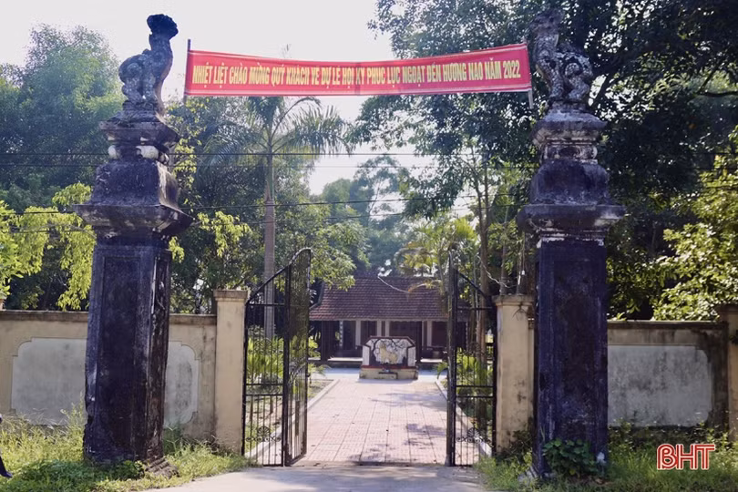 Đền thờ hơn 400 tuổi ở Hà Tĩnh xuống cấp