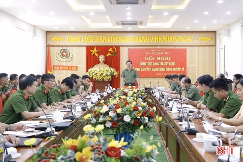 Công an Hà Tĩnh triển khai nhân rộng mô hình cải cách hành chính công an cấp xã