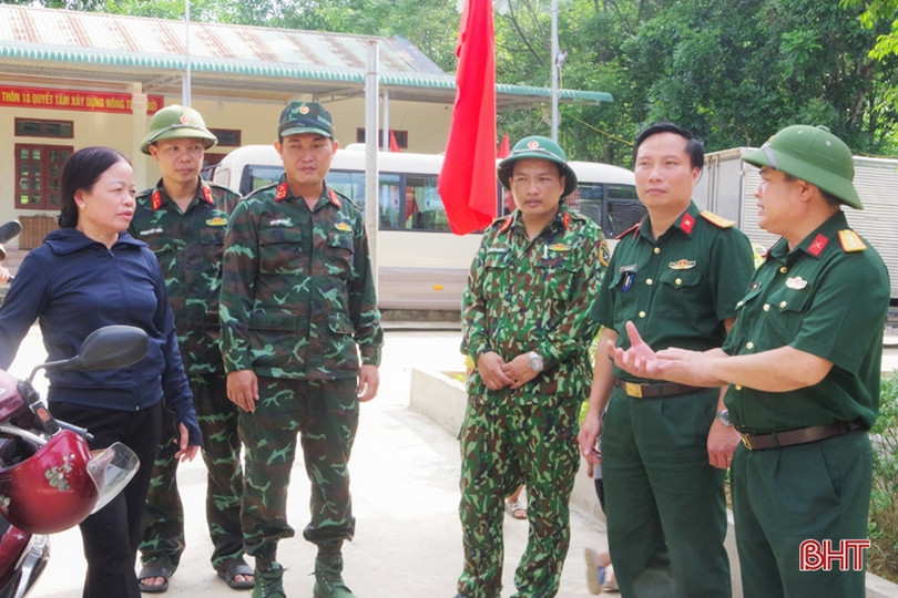 40 cán bộ, chiến sỹ Trung đoàn 841 giúp xã Hương Lâm xây dựng nông thôn mới