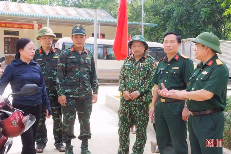 40 cán bộ, chiến sỹ Trung đoàn 841 giúp xã Hương Lâm xây dựng nông thôn mới