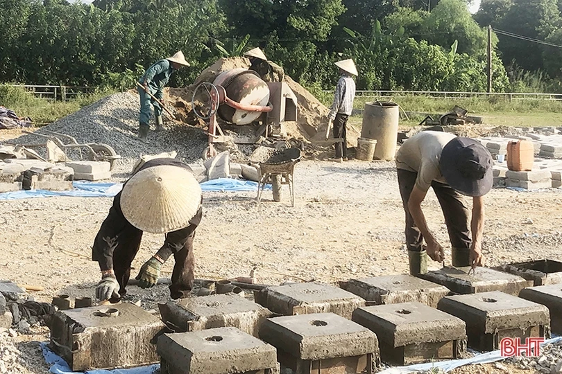 Các công trình cấp bách ở TX Kỳ Anh “tăng tốc” thi công trước mùa mưa bão