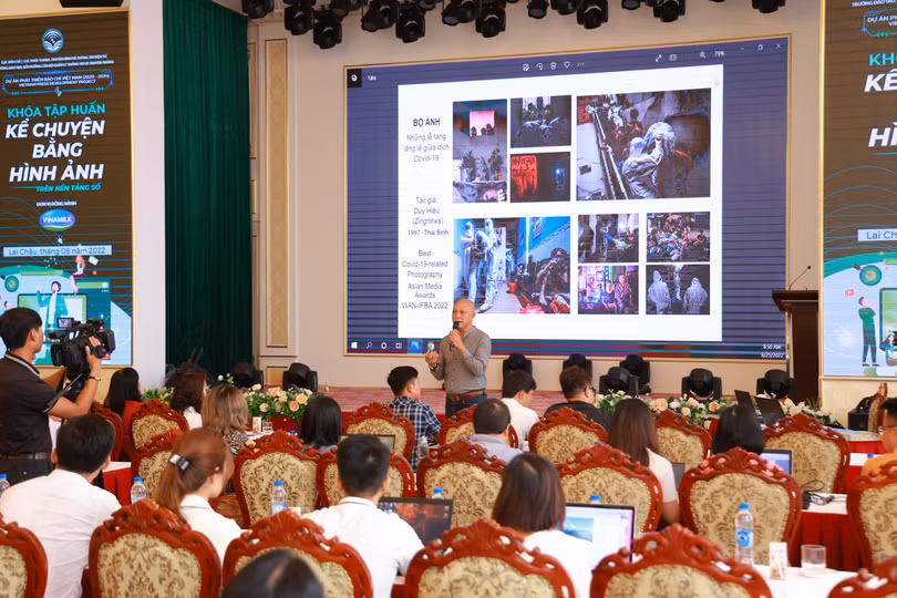 Dự án “Phát triển báo chí Việt Nam” tổ chức khóa tập huấn k ể chuyện bằng hình ảnh trên các loại hình truyền thông