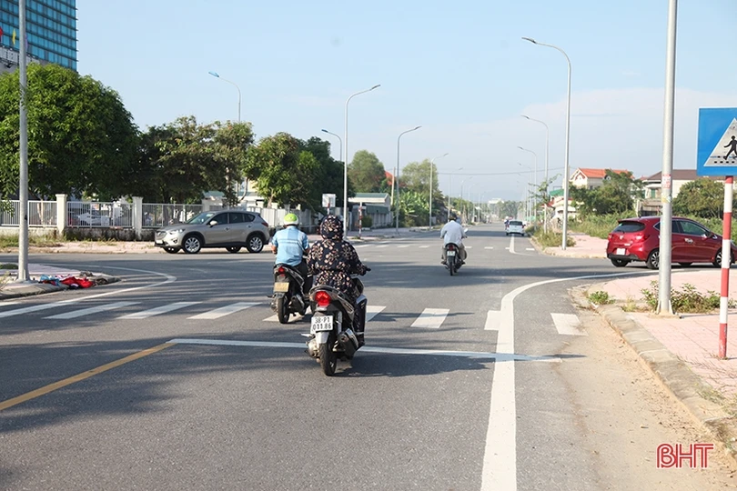 Mất an toàn giao thông tại nút giao đường vành đai khu đô thị Bắc TP Hà Tĩnh