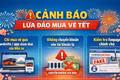 Cảnh giác chiêu trò lừa đảo đặt vé xe khách online dịp Tết